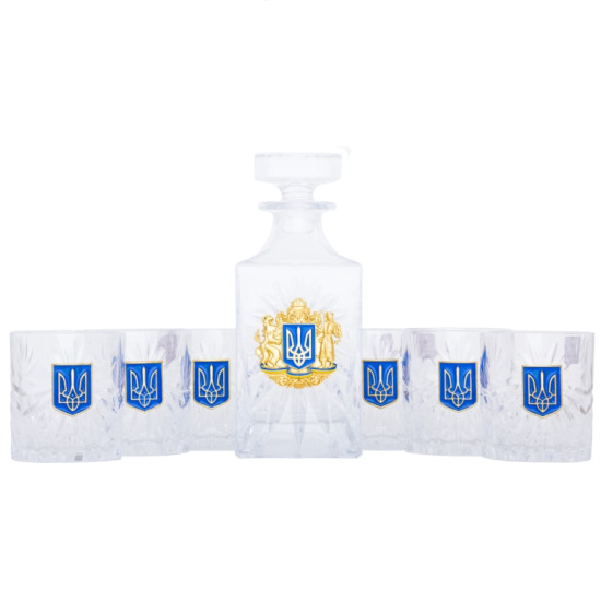 Подарунковий набір для віскі "Державний герб". 