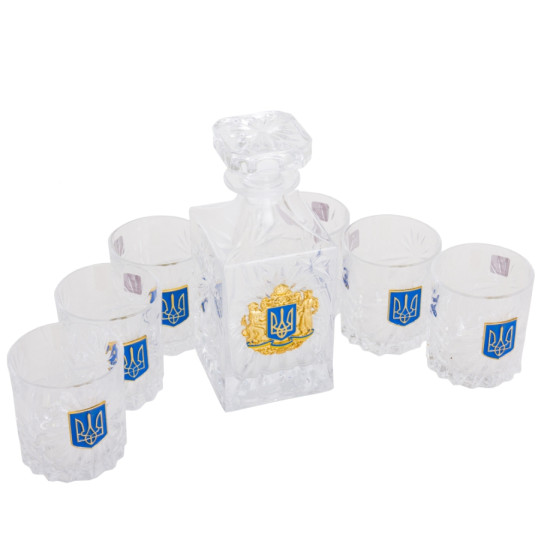 Подарунковий набір для віскі "Державний герб". 