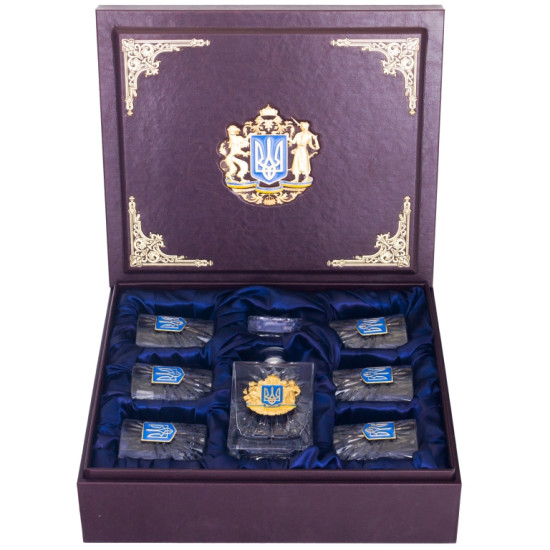 Подарунковий набір для віскі "Державний герб". 