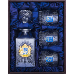 Подарунковий набір для віскі "Національний герб"