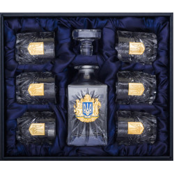 Подарунковий набір для віскі "Славетний тризуб". 