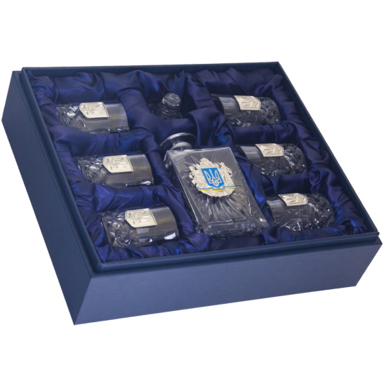 Подарунковий набір для віскі "Звитяжний тризуб". 