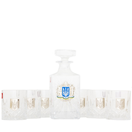 Подарунковий набір для віскі "Звитяжний тризуб". 