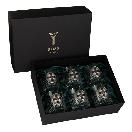 Набір "ЗСУ", 6 келихів BOSS CRYSTAL