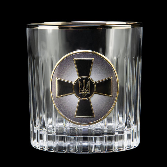 Набір "ГУР ЗСУ", 6 келихів BOSS CRYSTAL