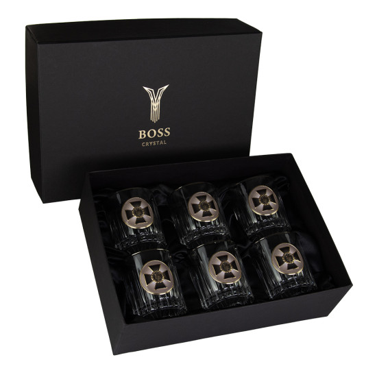 Набір "СБУ", 6 келихів BOSS CRYSTAL