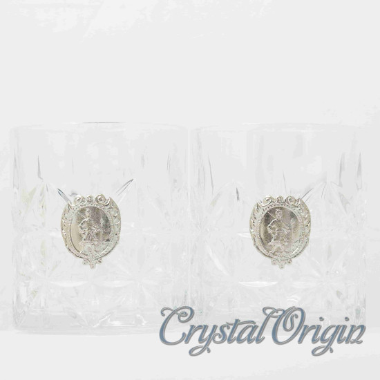 Подарунковий набір келихів для віскі Crystal Origin "Козак - вільний воїн"