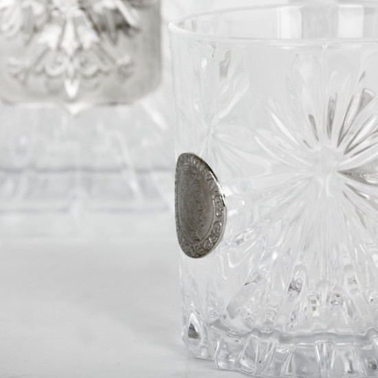 Подарунковий набір келихів для віскі з польським гербом