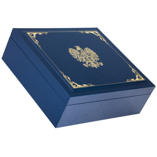 Подарунковий набір келихів для віскі з польським гербом