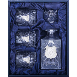 Подарунковий набір для віскі "Срібний лев". 