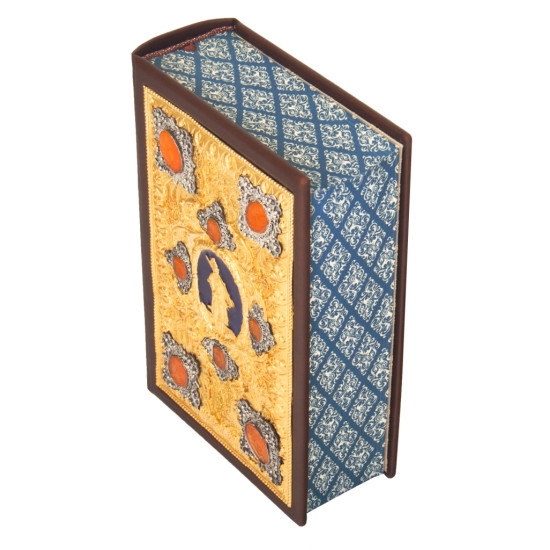 Подарункове видання "Козацька Україна: печатки, герби, знаки та емблеми кінця XV-XVIII століть" у коштовному декорі з позолотою з інкрустацією та емалями 