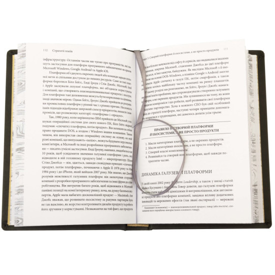 Подарункове видання "Стратегії геніїв" з декором картиною на металі