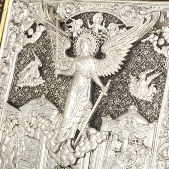 Ікона "Ангел Хранитель" з біблійними сценами