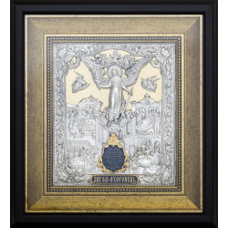 Ікона "Ангел Хранитель" з позолоченим фоном