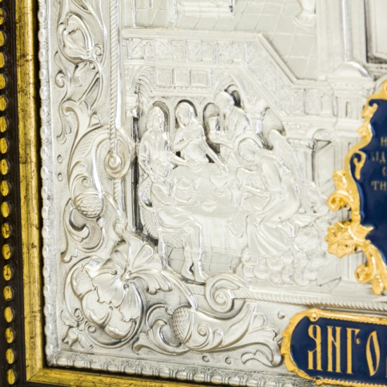 Ікона "Ангел Хранитель" з позолоченим фоном