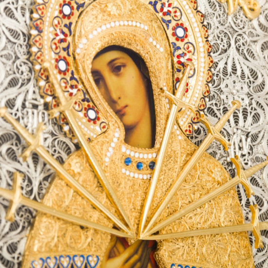 Ікона "Богородиця Семистрільна"