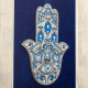 Ікона "Рука Фатіми" (мідь, сріблення, емалі, ювелірне каміння)