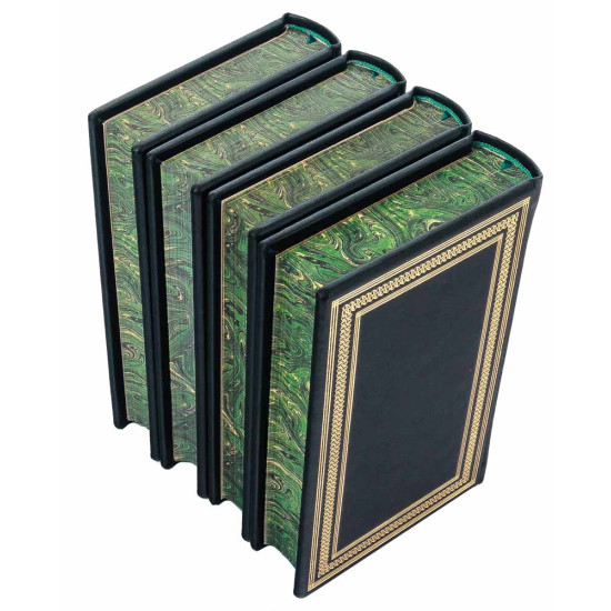 Зібрання творів М. Ю. Лермонтова у 4 томах у подарунковому оформленні з копією медалі на 150 - річчя поета