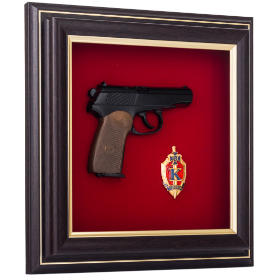 Сувенір "Пістолет Макарова та емблема БКОП СБУ"