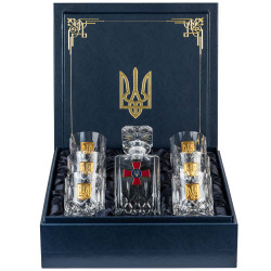 Подарунковий набір для віскі "ЗСУ". 