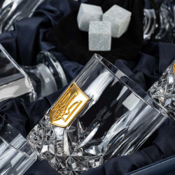 Подарунковий набір для віскі "ЗСУ". 