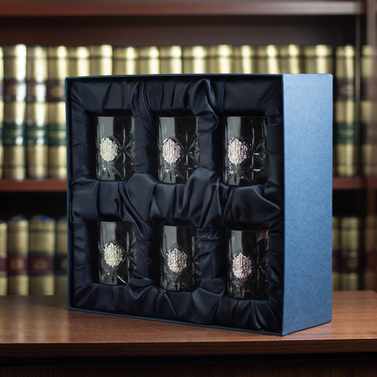 Подарунковий набір для віскі "Сріблястий тризуб". 