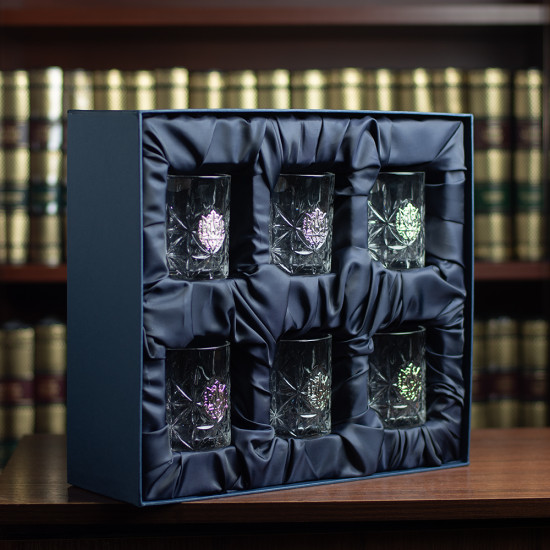 Подарунковий набір для віскі "Сріблястий тризуб". 