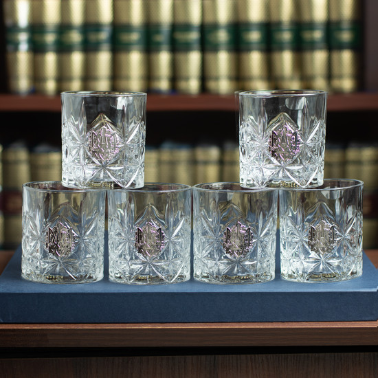 Подарунковий набір для віскі "Сріблястий тризуб". 