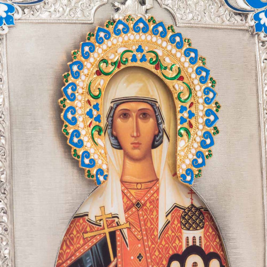 Ікона "Свята мучениця Людмила Чеська"