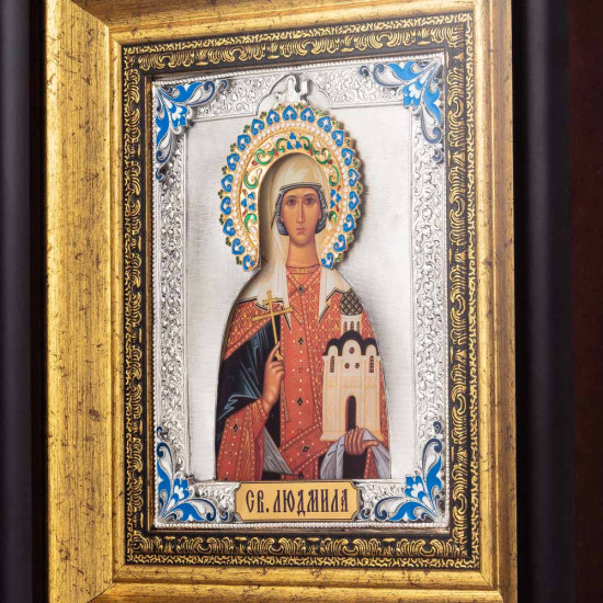 Ікона "Свята мучениця Людмила Чеська"