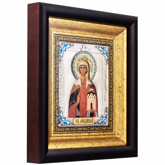 Ікона "Свята мучениця Людмила Чеська"