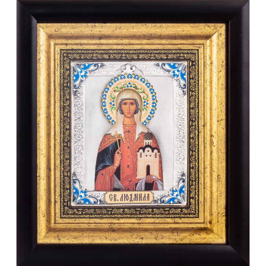 Ікона "Свята мучениця Людмила Чеська"