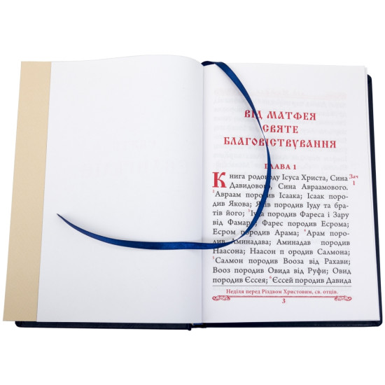Подарункове видання "Євангеліє" з металевими посрібленими картинами