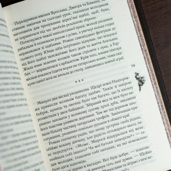 Подарунковий сет келихів для віскі "Мамай, або Перші козаки" (книга + 2 кришталеві келихи з металевим посрібленим та позолоченим декором)