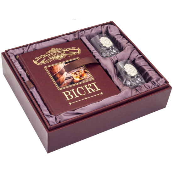 Подарунковий набір келихів "Одіссея Віскі" з ювелірним декором