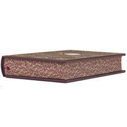 Подарункове видання "Велика книга жіночої мудрості" у шкіряних палітурках з металевою копією медалі із зображенням Афіни Палади