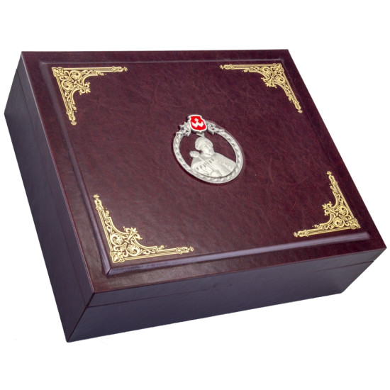 Подарунковий набір для віскі "Золотий тризуб"