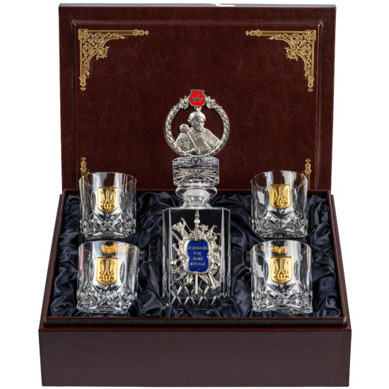 Подарунковий набір для віскі "Козацькому роду нема переводу"