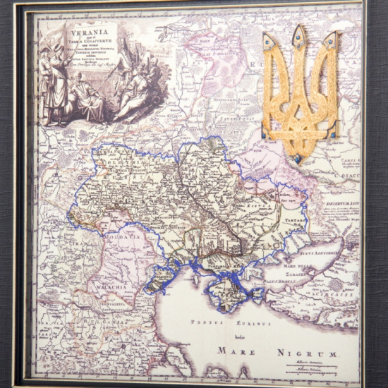 Подарунок карта "Україна"