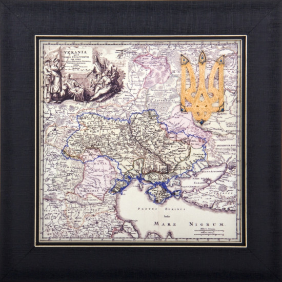 Подарунок карта "Україна"