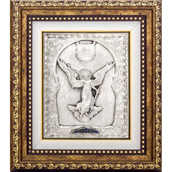 Ікона "Ангел Хранитель" (сріблення)