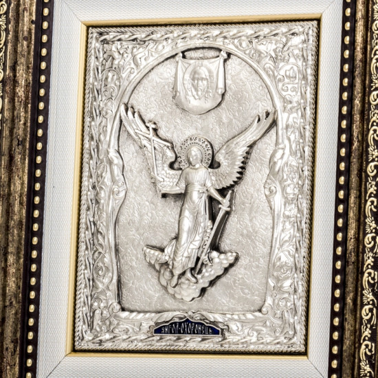 Ікона "Ангел Хранитель" (сріблення)