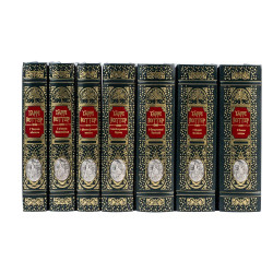 Подарункове видання  "Гаррі Поттер" (комплект із 7 книг) Дж. К. Роулінг з посрібленими накладками з видом Хогвартсу