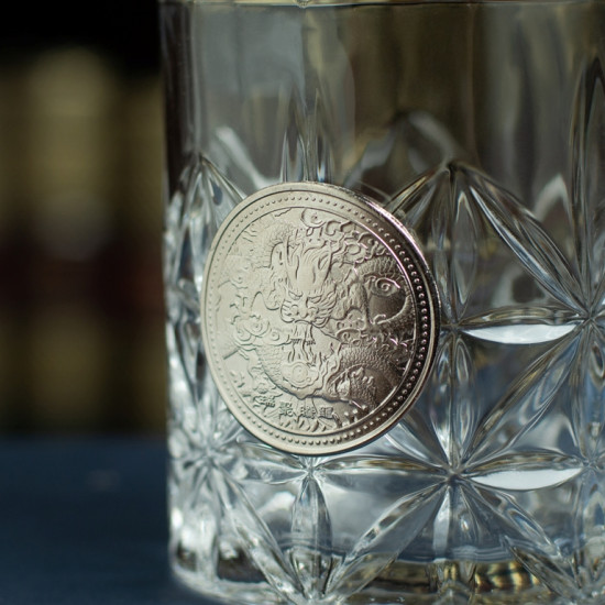 Набір келихів для віскі Crystal Origin "Сріблястий талісман на рік Дракона."