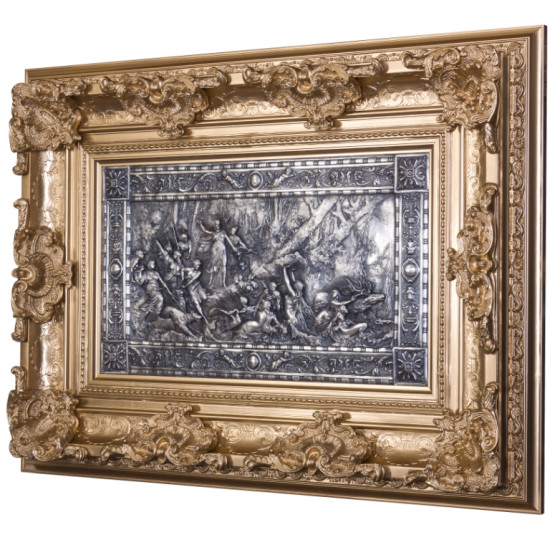 Панно "Артеміда" ( мідь, сріблення)