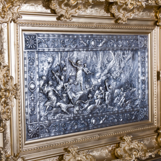 Панно "Артеміда" ( мідь, сріблення)