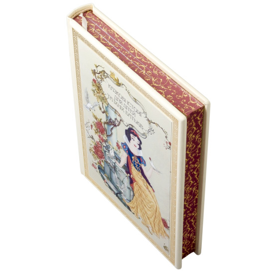 Подарункове видання "Казкові історії для дітей та їхніх батьків" (з іл. Шарля Альберта Берталя, Карла Офтердинген) з декором картиною на полотні