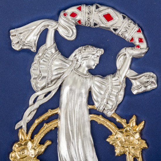 Подарункове видання "Україна. Ukraine" з металевим декором (позолота, сріблення, емалі)