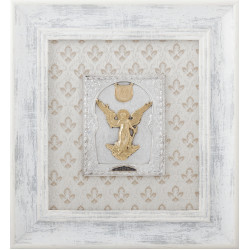 Ікона "Ангел Хранитель" у білому багеті