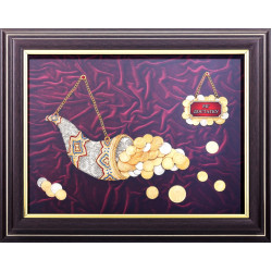  Ювелірна композиція "Ріг достатку" з артефактами минулого». Джерело процвітання (мідь, сріблення, позолота, емалі)